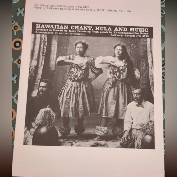Vintage record -  Hawaiian Folk, Hula & chant music - Picture 2 of 5